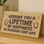 Congratulations Gift For Wedding Lifetime Of Happiness Sign Congratulations Gift For Wedding Lifetime Of Happiness Sign