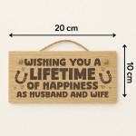 Congratulations Gift For Wedding Lifetime Of Happiness Sign Congratulations Gift For Wedding Lifetime Of Happiness Sign