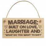 Funny Anniversary Present Engraved Wooden Plaque Mr & Mrs Gift Funny Anniversary Present Engraved Wooden Plaque Mr & Mrs Gift