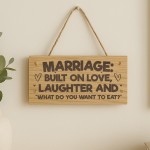 Funny Anniversary Present Engraved Wooden Plaque Mr & Mrs Gift Funny Anniversary Present Engraved Wooden Plaque Mr & Mrs Gift