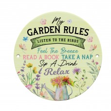 My Garden Rules Acrylic Garden Sign Outdoor Friendship Plaque 