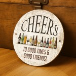 Novelty Home Bar Sign Cheers Plaque Bar Accessories For Home Bar