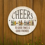 Novelty Home Bar Sign Cheers Plaque Bar Accessories For Home Bar