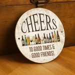 Novelty Home Bar Sign Cheers Plaque Bar Accessories For Home Bar