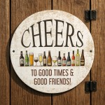 Novelty Home Bar Sign Cheers Plaque Bar Accessories For Home Bar