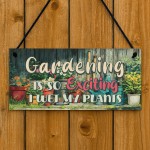 Garden Sign Cute Garden Plaque For Outside Wet My Plants Funny