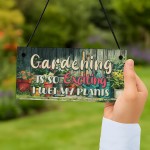 Garden Sign Cute Garden Plaque For Outside Wet My Plants Funny