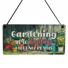 Novelty Garden Shed Plaque Outdoor Garden Sign Funny Garden Sign