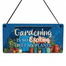 Novelty Outdoor Garden Shed Plaque Garden Sign Funny Garden Sign