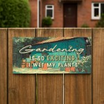 Garden Sign Quirky Garden Plaque For Outside Wet My Plants