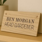Personalised Garden Shed Hanging Engraved Sign Outdoor Personalised Garden Shed Hanging Engraved Sign Outdoor