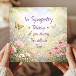 Sympathy Card Loss Card Thinking of You With Sympathy Cards