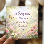 Sympathy Card Loss Card Thinking of You With Sympathy Cards