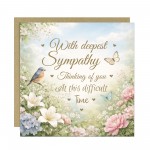 Pack of 6 Sympathy Cards Condolence Bereavement Thinking of You Pack of 6 Sympathy Cards Condolence Bereavement Thinking of You