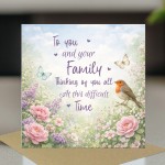 Sympathy Bereavement Card Thinking of You Greetings Card Loss