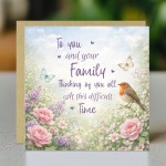Sympathy Bereavement Card Thinking of You Greetings Card Loss