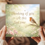 Sympathy Card Thinking of You Greetings Card Bereavement Loss