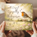 Deepest Sympathy Thinking of You Card Mourning Bereavement Cards Deepest Sympathy Thinking of You Card Mourning Bereavement Cards