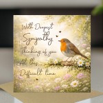 Deepest Sympathy Thinking of You Card Mourning Bereavement Cards Deepest Sympathy Thinking of You Card Mourning Bereavement Cards