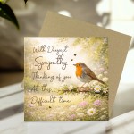 Deepest Sympathy Thinking of You Card Mourning Bereavement Cards Deepest Sympathy Thinking of You Card Mourning Bereavement Cards