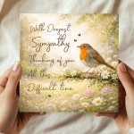 Deepest Sympathy Thinking of You Card Mourning Bereavement Cards Deepest Sympathy Thinking of You Card Mourning Bereavement Cards