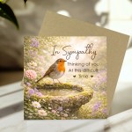 In Sympathy Card Thinking of You Condolence Card Bereavement