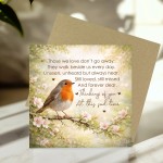 Sympathy Card Those We Love Condolence Card Mourning Bereavement