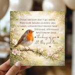 Sympathy Card Those We Love Condolence Card Mourning Bereavement