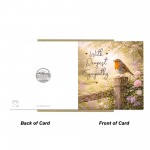 Deepest Sympathy Card Robin Condolence Card Mourning Bereavement Deepest Sympathy Card Robin Condolence Card Mourning Bereavement