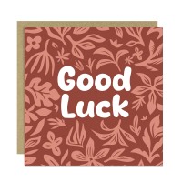 Good Luck Card Encouragement Exams New Job Success Driving Test 