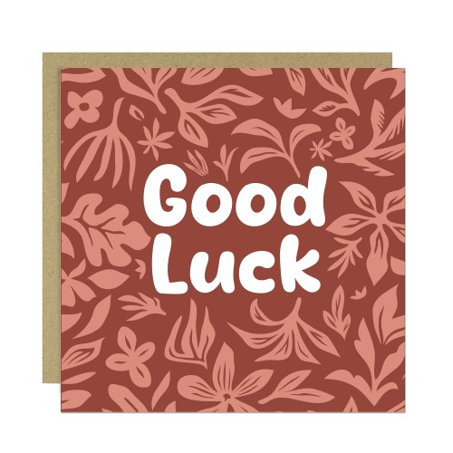 Good Luck Card Encouragement Exams New Job Success Driving Test 