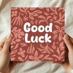 Good Luck Card Encouragement Exams New Job Success Driving Test 