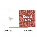 Good Luck Card Encouragement Exams New Job Success Driving Test 
