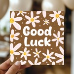 Good Luck Card for Exams New Job Driving Test Motivational Good Luck Card for Exams New Job Driving Test Motivational