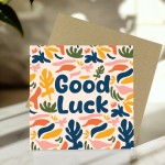 Encouragement Good Luck Card for Exams New Job Promotion Test Encouragement Good Luck Card for Exams New Job Promotion Test
