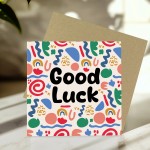 Good Luck Greeting Card Exam Success New Job Driving Test