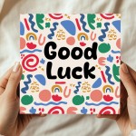 Good Luck Greeting Card Exam Success New Job Driving Test