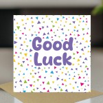 Good Luck Card with Envelope Exam New Job Driving Test Good Luck