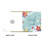 Good Luck Card For Men Women Floral Good Luck Card New Job Good Luck Card For Men Women Floral Good Luck Card New Job