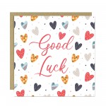 Good Luck Card Moving Leaving New Job Card for Her Love Hearts Good Luck Card Moving Leaving New Job Card for Her Love Hearts