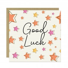 Good Luck Card Moving Leaving New Job Card for Her Stars Card