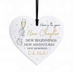New Chapter Congratulations Hanging Heart - Leaving / New Job New Chapter Congratulations Hanging Heart - Leaving / New Job