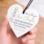 New Chapter Congratulations Hanging Heart - Leaving / New Job New Chapter Congratulations Hanging Heart - Leaving / New Job