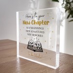 New Chapter Freestanding Plaque Congratulations New Job Leaving 