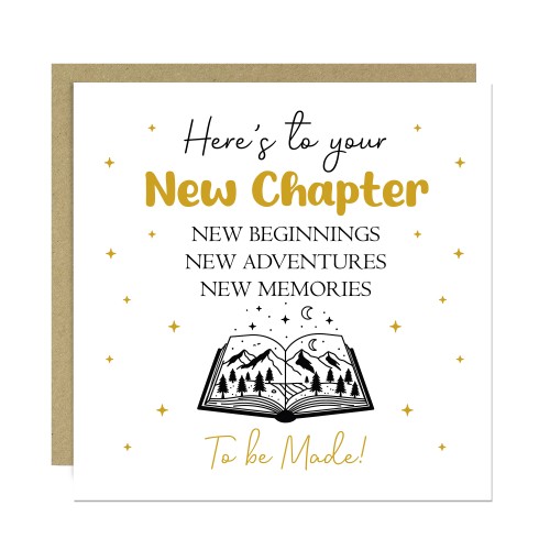 New Chapter Card Congratulations New Job Leaving Retirement New Chapter Card Congratulations New Job Leaving Retirement