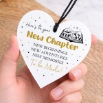 New Chapter White Heart Congratulations New Job Leaving New Chapter White Heart Congratulations New Job Leaving