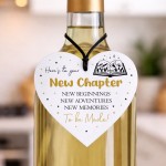 New Chapter White Heart Congratulations New Job Leaving New Chapter White Heart Congratulations New Job Leaving