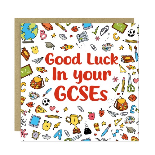 Student Exam Good Luck Card GCSE Motivation & Encouragement Card Student Exam Good Luck Card GCSE Motivation & Encouragement Card