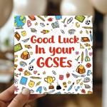 Student Exam Good Luck Card GCSE Motivation & Encouragement Card Student Exam Good Luck Card GCSE Motivation & Encouragement Card