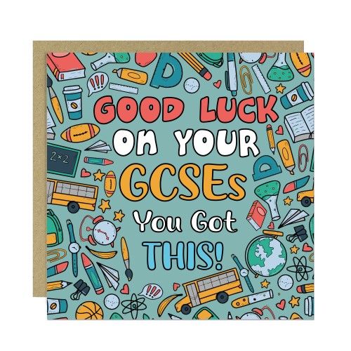 Good Luck GCSE Exams Card Student Encouragement Greeting Card Good Luck GCSE Exams Card Student Encouragement Greeting Card